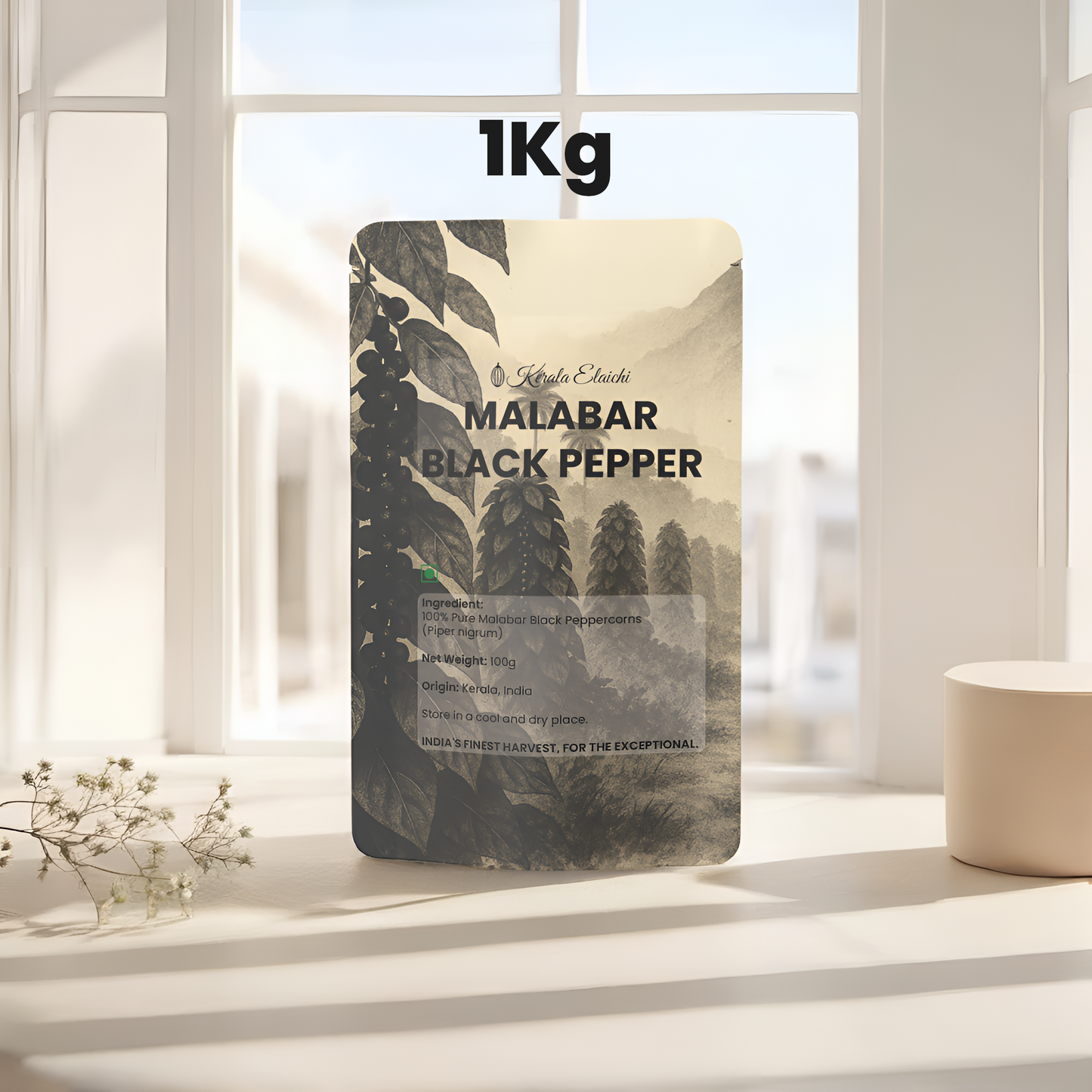 Malabar Special Extra Bold Black Pepper - 9mm